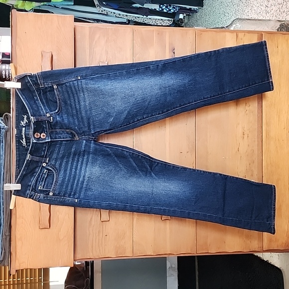 EUC American Eagle: "Vintage" Artist Crop, Dark-wash, Size 2 (circa 1999) - Picture 1 of 10